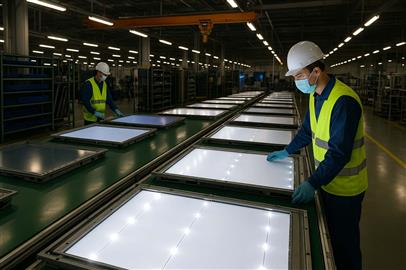 از کارخانه تا خانه: مراحل ساخت و کنترل کیفیت بک لایت تلویزیون